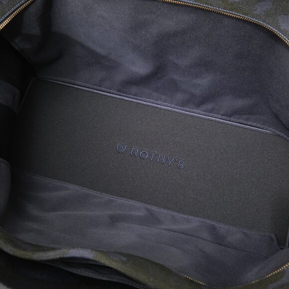 ROTHY'S THE WEEKENDER BAG IN MIDNIGHT CAMO CAMOUFLAGE OVERNIGHTER BAG - Picture 7 of 11